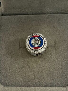 Pandora belize Flag Charm Bead